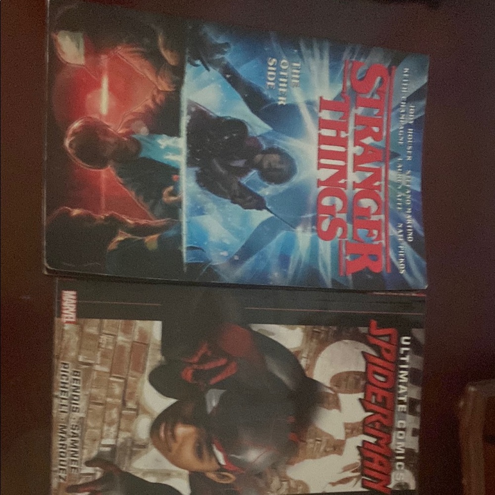 Stranger Things and Spider-Man Comic Book(Dm for adjustments)
